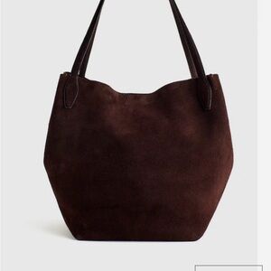 Madewell Dark Brown Suede Tote
